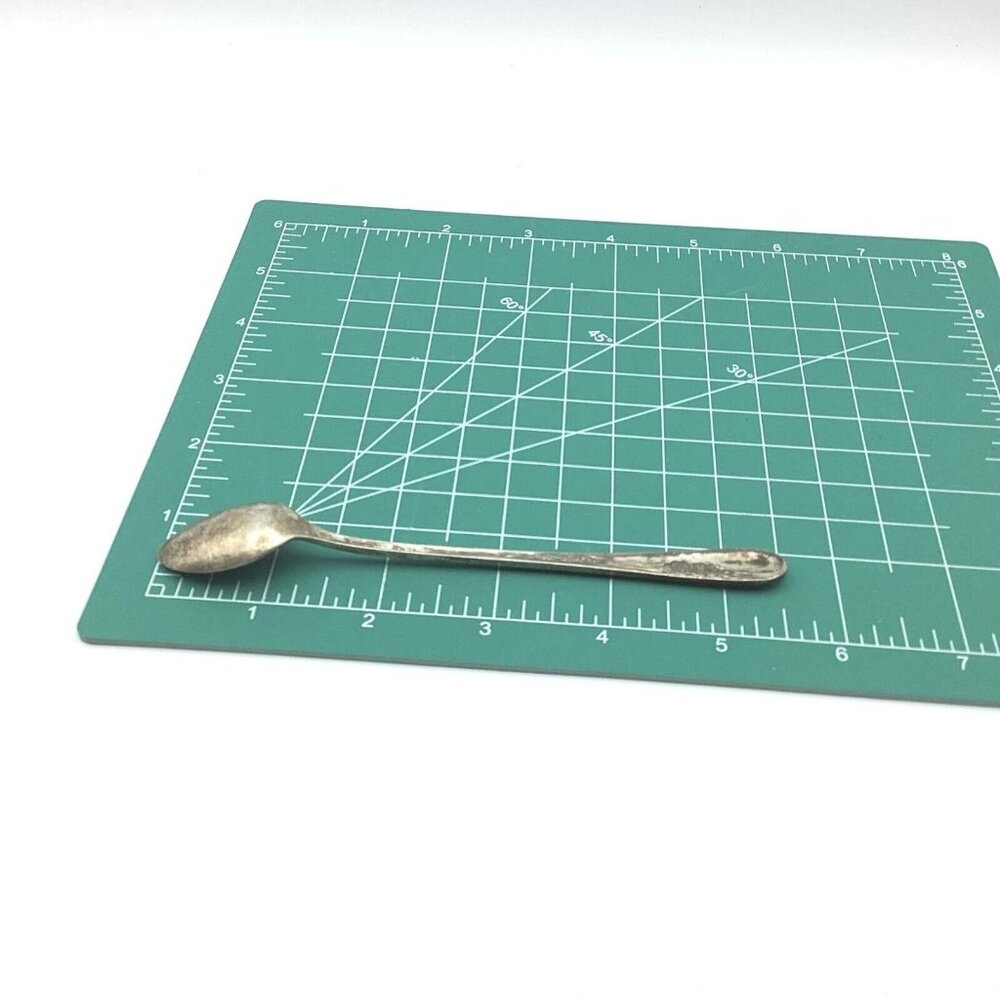 Mid Century International Sterling Silver Blossom Time Tea/Infant Spoon ENGRAVED - Picture 5 of 7